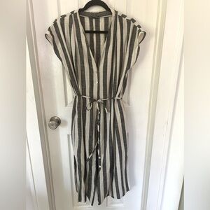 Grade and gather midi dress